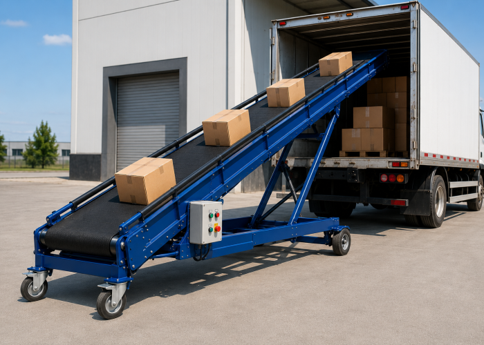 implements conveyors truck loading